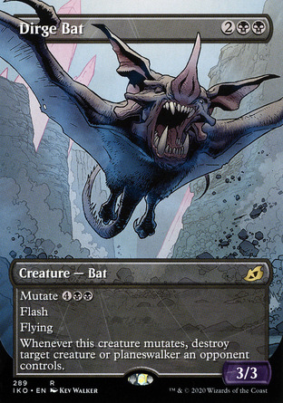 【JPN】 ☆Foil☆ 《悼輓蝙蝠/Dirge Bat》[依克黎：巨獸時空]