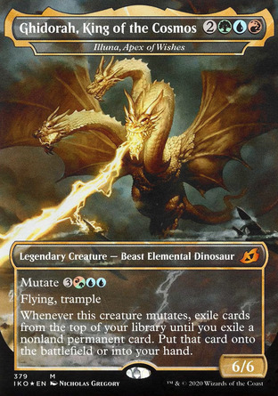 【JPN】 ☆Foil☆ 《控念霸獸依盧那/Illuna, Apex of Wishes》[依克黎：巨獸時空]