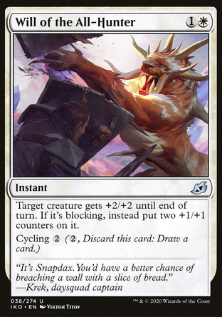【JPN】《萬獵虎意志/Will of the All-Hunter》[依克黎：巨獸時空]