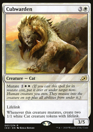 【JPN】 ☆Foil☆ 《護崽慈獅/Cubwarden》[依克黎：巨獸時空]