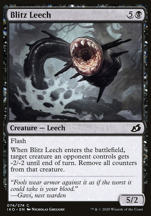 【JPN】《閃擊蛭/Blitz Leech》[依克黎：巨獸時空]