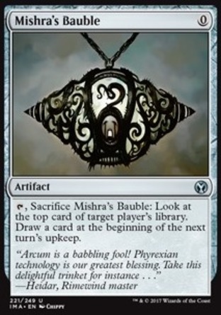 【JPN】《米斯拉的飾品/Mishra's Bauble》[精英大師]