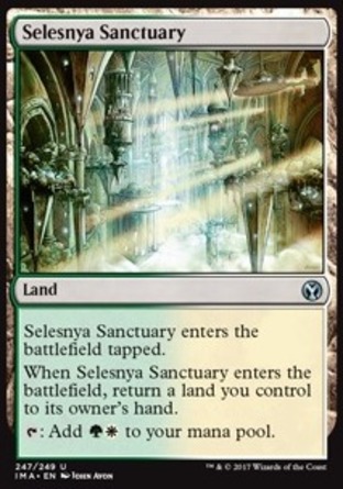 【JPN】《瑟雷尼亞聖殿/Selesnya Sanctuary》[精英大師]