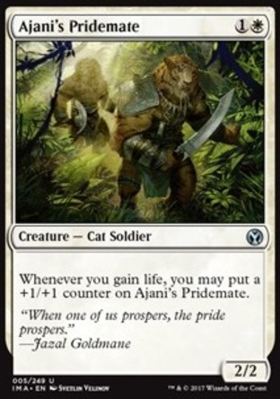 【JPN】《阿耶尼的群伴/Ajani's Pridemate》[精英大師]
