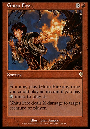 【ENG】 ☆Foil☆ 《基圖之火/Ghitu Fire》[大戰役]