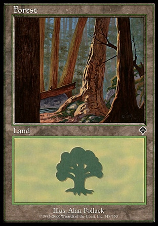 【CHT】 ☆Foil☆ 《樹林/Forest》[大戰役]