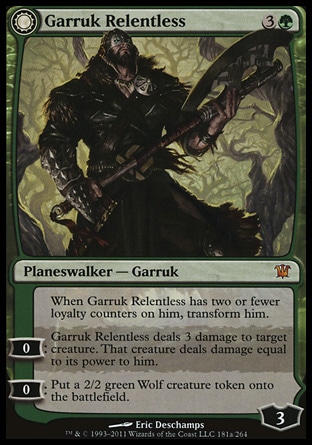 【JPN】《無情賈路/Garruk Relentless》[依尼翠]