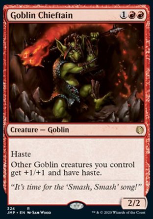 【ENG】《鬼怪酋長/Goblin Chieftain》[Jumpstart]