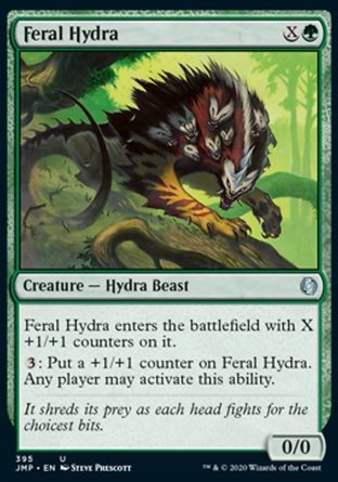 【ENG】《野性多頭龍/Feral Hydra》[Jumpstart]