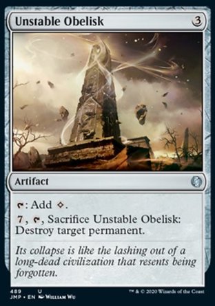 【ENG】《不穩定石碑/Unstable Obelisk》[Jumpstart]