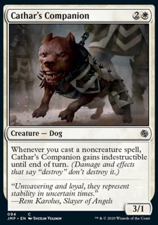 【ENG】《護教軍之伴/Cathar's Companion》[Jumpstart]