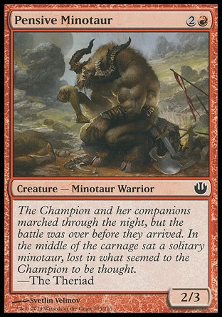 【JPN】《沉思牛頭怪/Pensive Minotaur》[尼茲之旅]