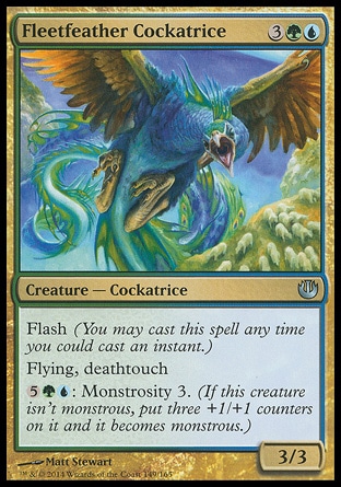 【JPN】《飛羽石化雞蛇/Fleetfeather Cockatrice》[尼茲之旅]