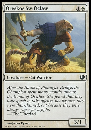 【JPN】《俄瑞恣迅爪兵/Oreskos Swiftclaw》[尼茲之旅]