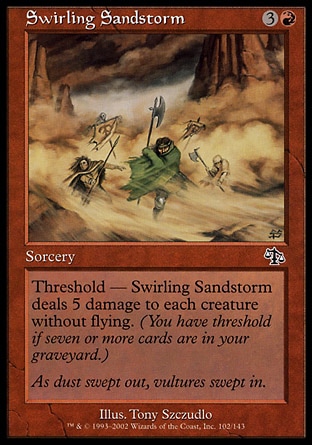 【CHT】 ☆Foil☆ 《迴旋沙暴/Swirling Sandstorm》[神譴]