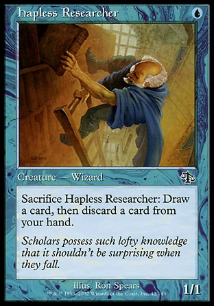 【CHT】 ☆Foil☆ 《倒楣的研究者/Hapless Researcher》[神譴]