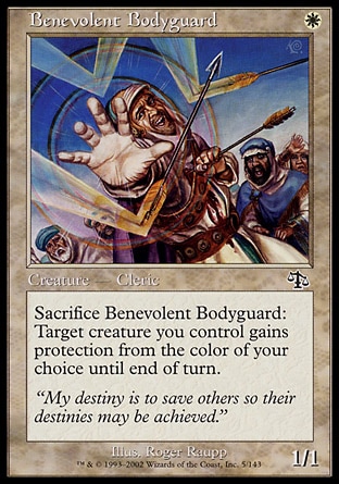 【CHT】 ☆Foil☆ 《善心護衛/Benevolent Bodyguard》[神譴]