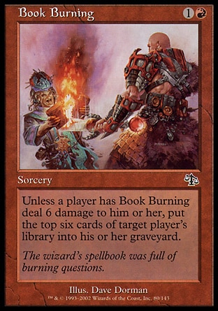 【CHT】 ☆Foil☆ 《焚書/Book Burning》[神譴]〔SP〕