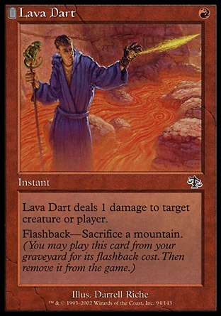 【CHT】 ☆Foil☆ 《熔岩鏢/Lava Dart》[神譴]