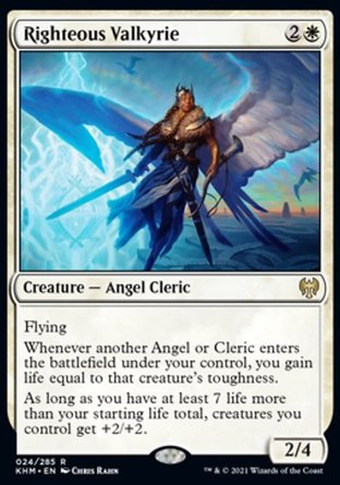 【JPN】 ☆Foil☆ 《正氣女武神/Righteous Valkyrie》[凱德海姆]