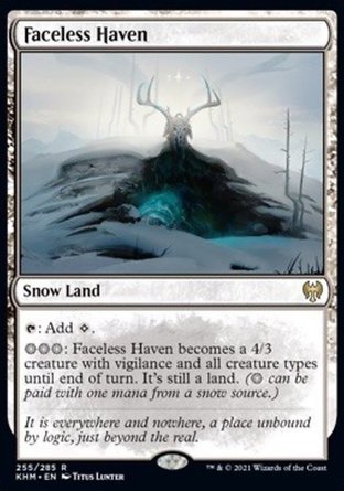 【JPN】 ☆Foil☆ 《無面者庇護地/Faceless Haven》[凱德海姆]