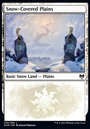 【JPN】 ☆Foil☆ 《覆雪平原/Snow-Covered Plains》[凱德海姆]