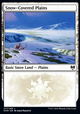 【JPN】 ☆Foil☆ 《覆雪平原/Snow-Covered Plains》[凱德海姆]