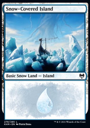 【JPN】 ☆Foil☆ 《覆雪海島/Snow-Covered Island》[凱德海姆]