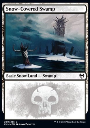 【JPN】 ☆Foil☆ 《覆雪沼澤/Snow-Covered Swamp》[凱德海姆]