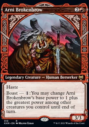 【JPN】 ☆Foil☆ 《斷角亞尼/Arni Brokenbrow》[凱德海姆]