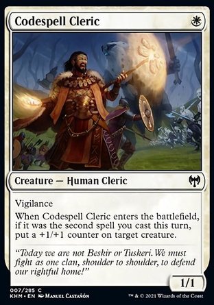 【ENG】《源法咒僧/Codespell Cleric》[凱德海姆]