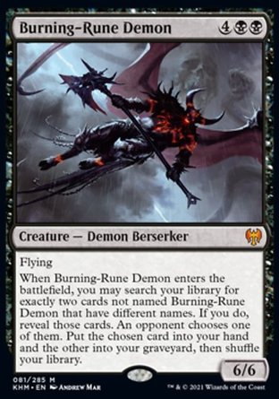 【JPN】《焚符惡魔/Burning-Rune Demon》[凱德海姆]