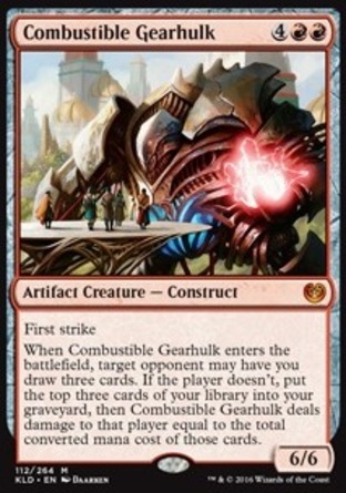 【JPN】《易燃巨械/Combustible Gearhulk》[卡拉德許]