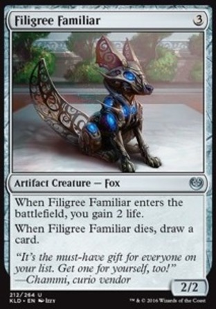 【JPN】《絲金傭獸/Filigree Familiar》[卡拉德許]