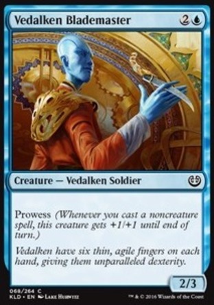 【JPN】《維多肯大劍師/Vedalken Blademaster》[卡拉德許]