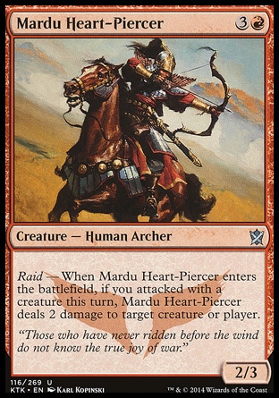 【JPN】《瑪爾都穿心客/Mardu Heart-Piercer》[韃契可汗]