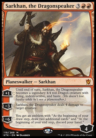 【JPN】《龍語者薩坎/Sarkhan, the Dragonspeaker》[韃契可汗]