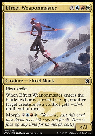【JPN】《舞兵魔神/Efreet Weaponmaster》[韃契可汗]
