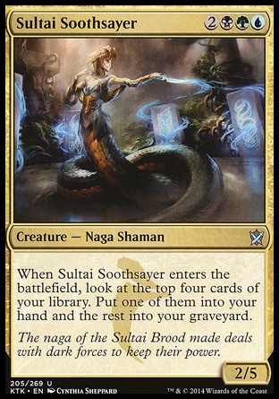 【JPN】《蘇勒台預言家/Sultai Soothsayer》[韃契可汗]