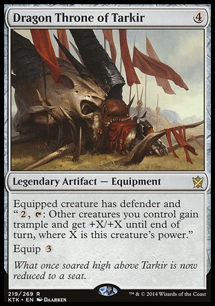 【JPN】《韃契龍座/Dragon Throne of Tarkir》[韃契可汗]
