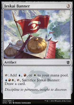 【JPN】《潔斯凱戰旗/Jeskai Banner》[韃契可汗]