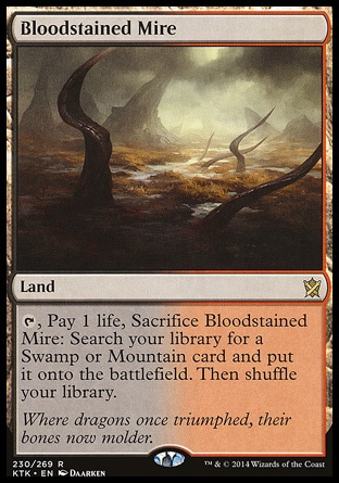 【JPN】《血斑泥沼/Bloodstained Mire》[韃契可汗]
