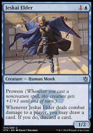 【JPN】《潔斯凱長老/Jeskai Elder》[韃契可汗]
