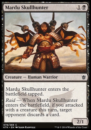 【JPN】《瑪爾都獵首人/Mardu Skullhunter》[韃契可汗]
