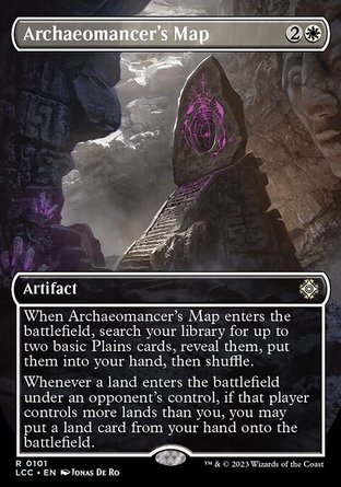 【ENG】 ☆Foil☆ 《古語術士地圖/Archaeomancer's Map》[依夏蘭迷窟指揮官]