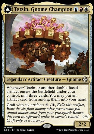 【ENG】《侏械鬥士鐵欽/Tetzin, Gnome Champion》[依夏蘭迷窟指揮官]