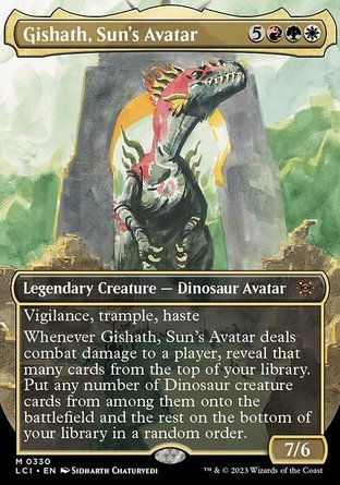 【ENG】《烈陽化身基撒斯/Gishath, Sun's Avatar》[依夏蘭迷窟]