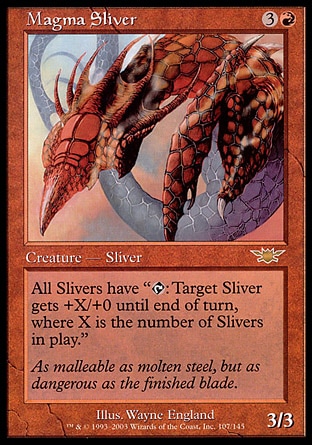【JPN】《岩漿裂片妖/Magma Sliver》[萬馬千軍]