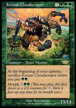 【JPN】《克洛薩入雲獸/Krosan Cloudscraper》[萬馬千軍]