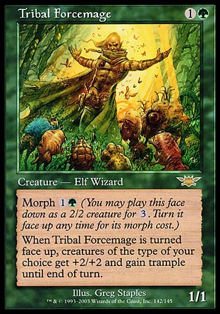 【JPN】《部族力法師/Tribal Forcemage》[萬馬千軍]
